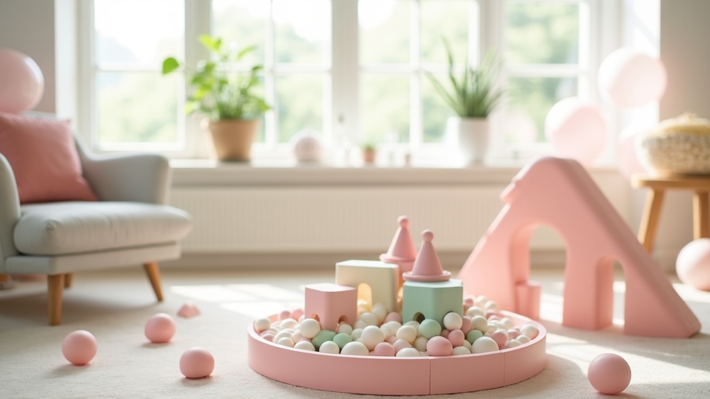 Premium soft play setup for a children's birthday party